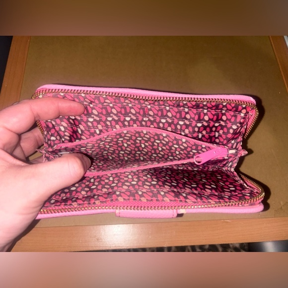 Vers Bradley Preppy Poly Wallet Blossom Pink - Picture 8 of 9